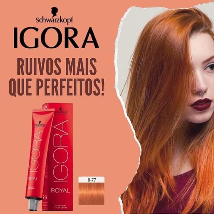 redhair Ruivo Brasil Igora royal 9.7  Pelo rubio cobrizo, Cabello color  cobrizo, Cabello rubio